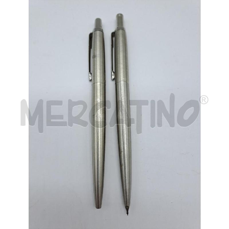 PENNA A SFERA +MATITA PARKER CUSTODIA PELLE | Mercatino dell'Usato Catanzaro 2
