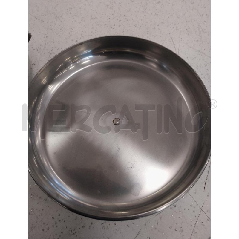 PENTOLA SAMBONET ACCIAIO E OTTONE 24 CM CON COPERCHIO | Mercatino dell'Usato Catanzaro 4
