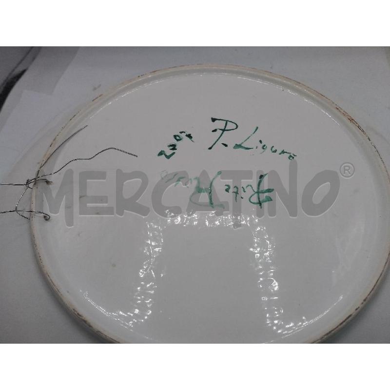 PIATTO DECORATO A MANO RITA RUSSO LIGURE | Mercatino dell'Usato Catanzaro 2