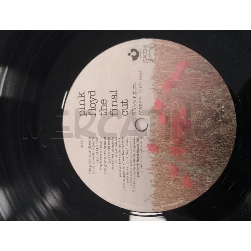 PINK FLOYD THE FINAL CUT LP 1983 | Mercatino dell'Usato Catanzaro 5