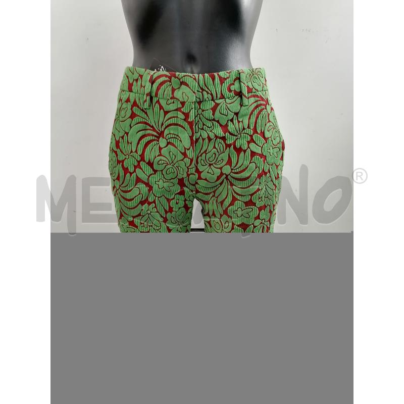 PINOCCHIETTO DONNA PRADA ROSSO RUGGINE FIORI VERDE | Mercatino dell'Usato Catanzaro 1