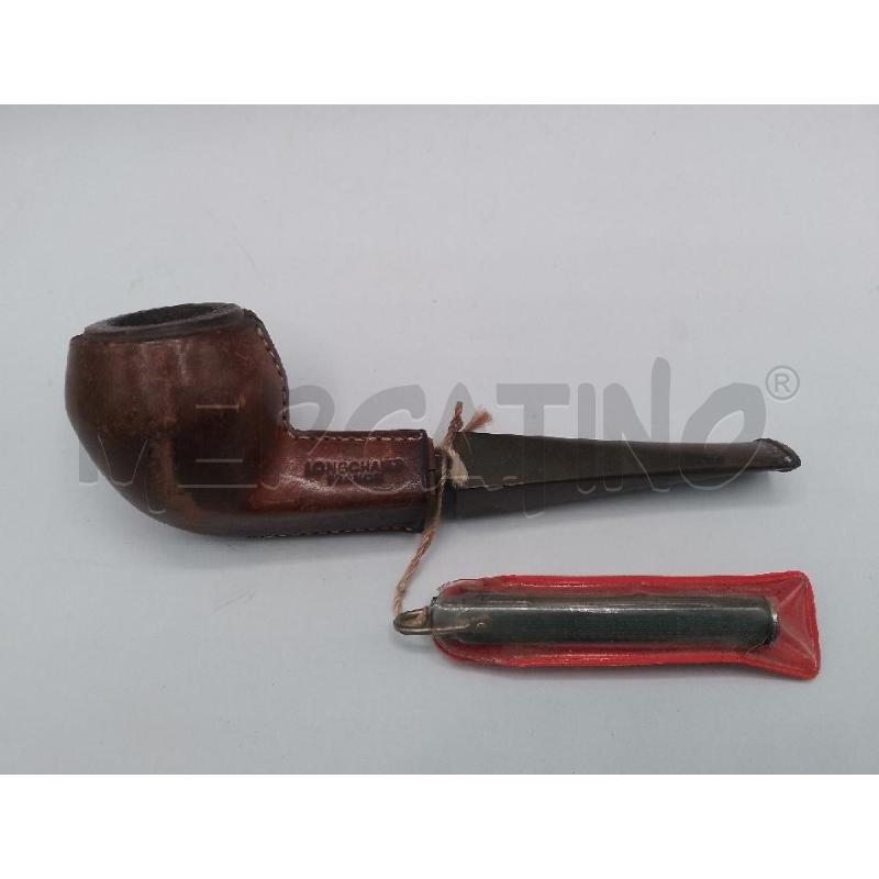PIPA VINTAGE LONGCHAMP FODERATA IN PELLE | Mercatino dell'Usato Catanzaro 1
