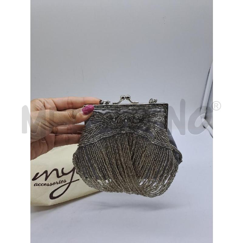 POCHETTE ARGENTO PERLINE  | Mercatino dell'Usato Catanzaro 2