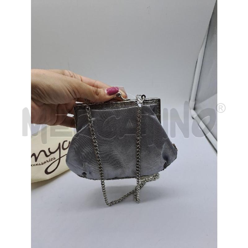 POCHETTE ARGENTO PERLINE  | Mercatino dell'Usato Catanzaro 4