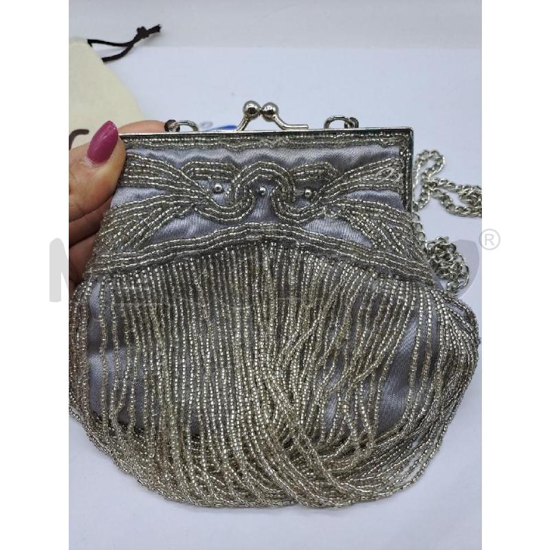 POCHETTE ARGENTO PERLINE  | Mercatino dell'Usato Catanzaro 5