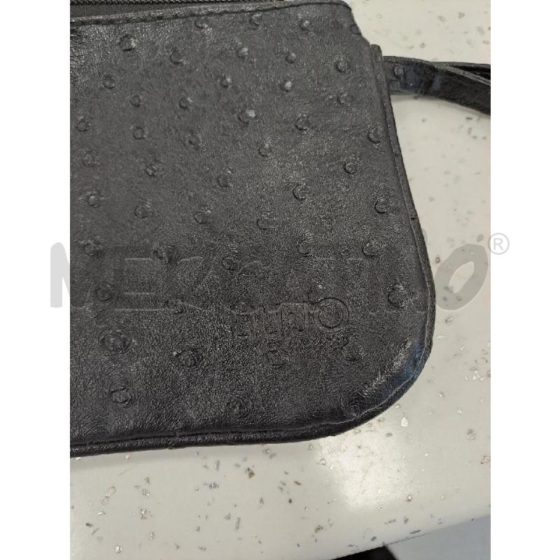 POCHETTE LIU JO NERO STAMPA STRUZZO | Mercatino dell'Usato Catanzaro 4