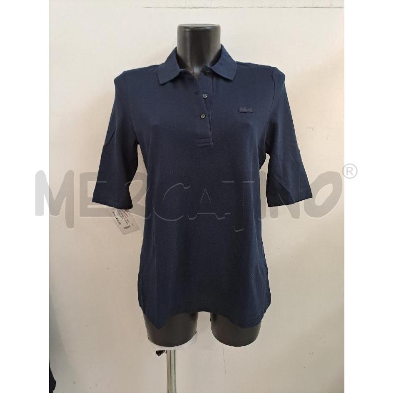 POLO DONNA LACOSTE BLU NOTTE | Mercatino dell'Usato Catanzaro 1