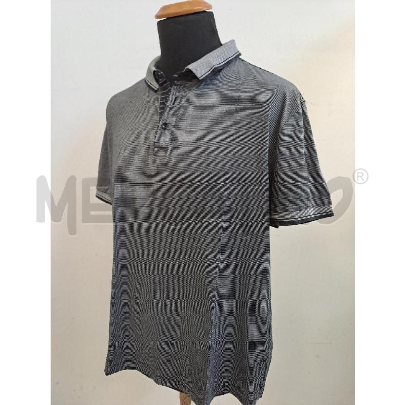 POLO UOMO BOSS NERO RIGHE BIANCHI  | Mercatino dell'Usato Catanzaro 2