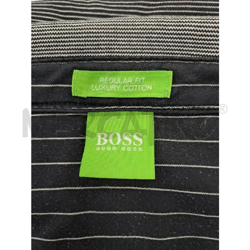 POLO UOMO BOSS NERO RIGHE BIANCHI  | Mercatino dell'Usato Catanzaro 4