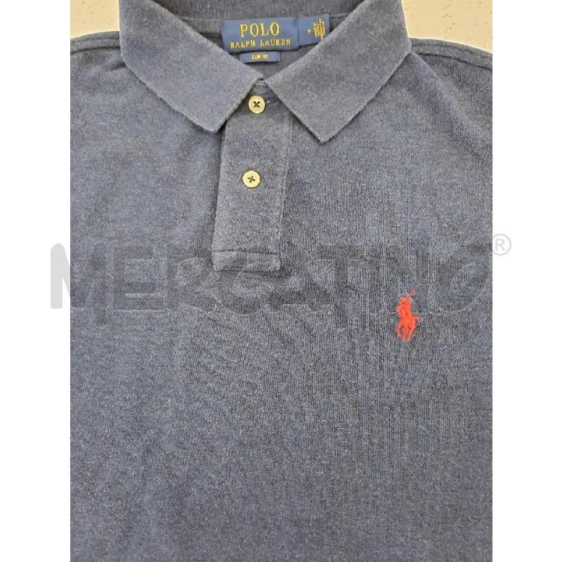 POLO UOMO POLO RALPH LAUREN BLU LOGO ROSSO | Mercatino dell'Usato Catanzaro 2