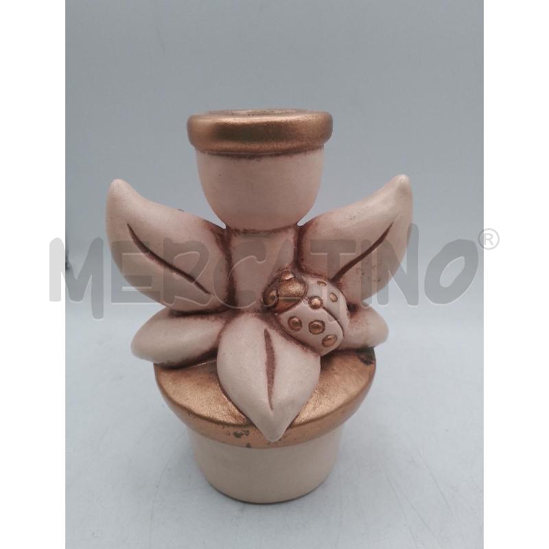 PORTA CANDELA THUN BEIGE DORATO | Mercatino dell'Usato Catanzaro 2