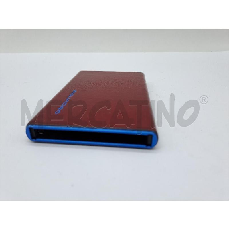 PORTA CARTE PQUADRO BORDEAUX BORDO AZZURRO | Mercatino dell'Usato Catanzaro 2