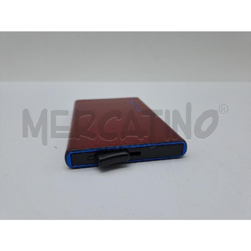 PORTA CARTE PQUADRO BORDEAUX BORDO AZZURRO | Mercatino dell'Usato Catanzaro 3