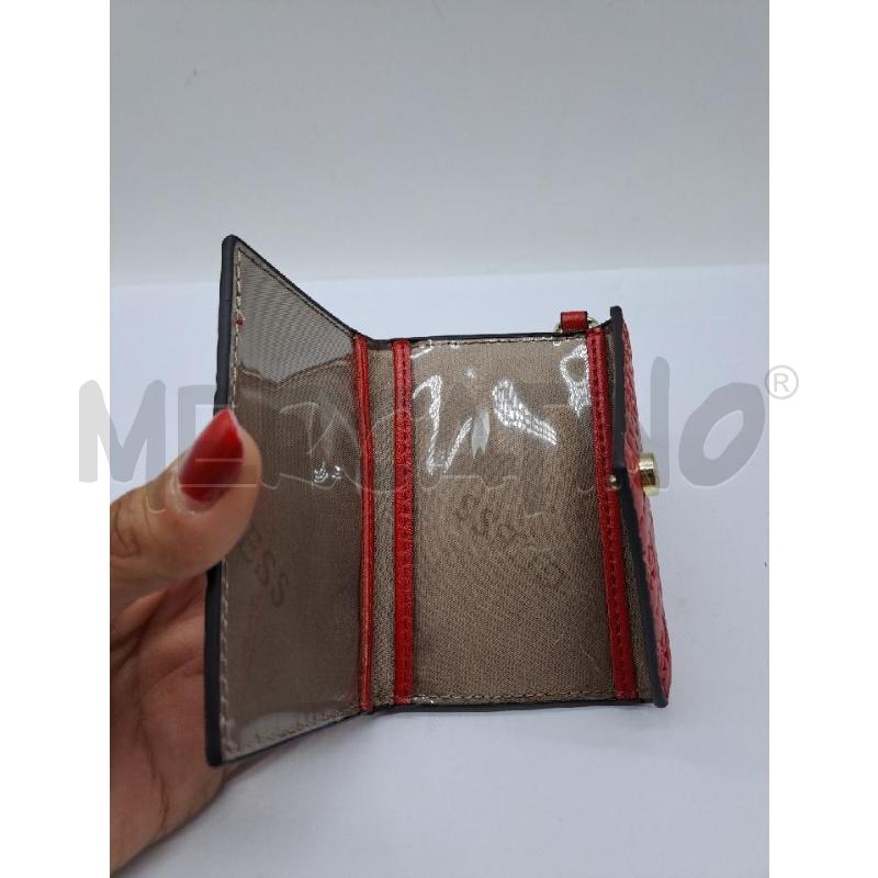 PORTA CHIAVI GUESS ROSSO PORTA TESSERE  | Mercatino dell'Usato Catanzaro 2