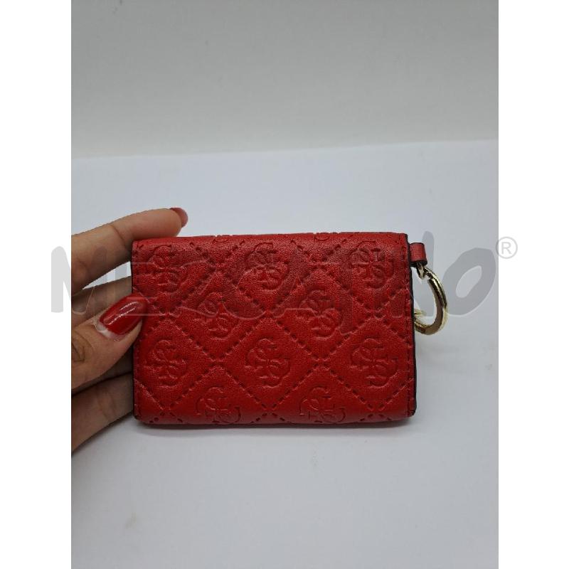 PORTA CHIAVI GUESS ROSSO PORTA TESSERE  | Mercatino dell'Usato Catanzaro 3