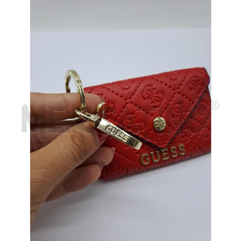 PORTA CHIAVI GUESS ROSSO PORTA TESSERE  | Mercatino dell'Usato Catanzaro 4