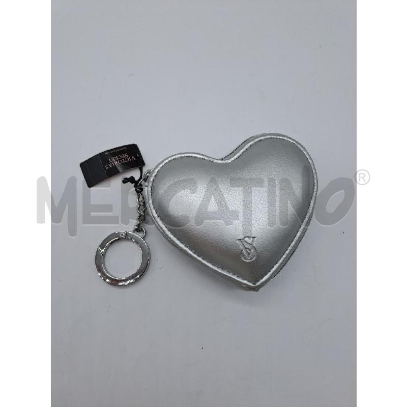 PORTA CHIAVI VICTORIA SECRET CUORE ARGENATO | Mercatino dell'Usato Catanzaro 1