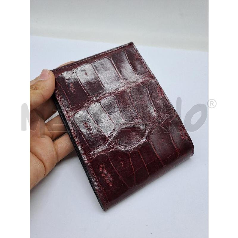 PORTA FOGLIO PELLE COCCODRILLO  | Mercatino dell'Usato Catanzaro 3