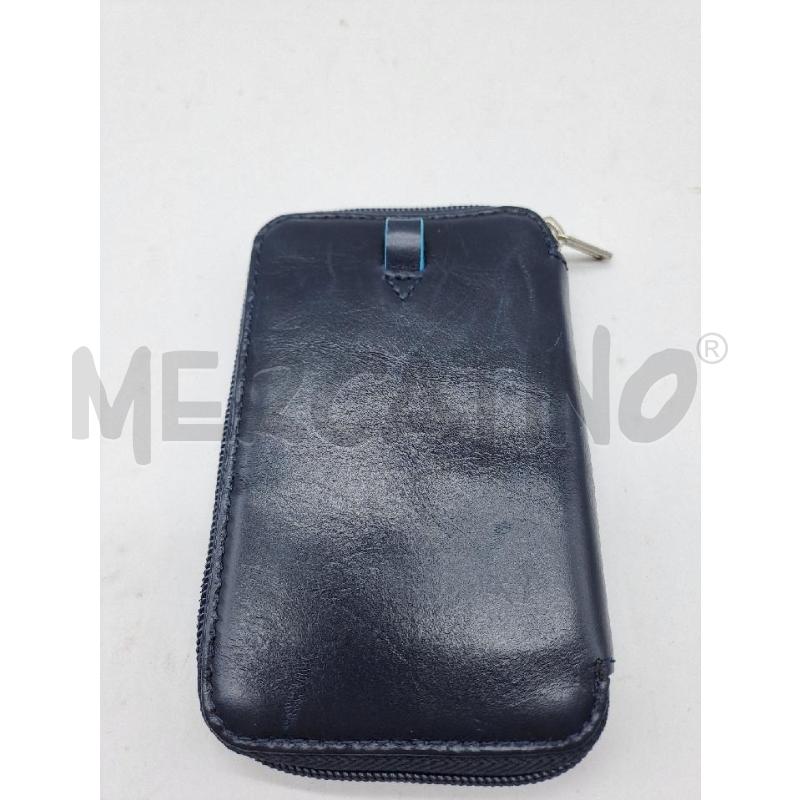 PORTA FOGLIO PELLE PIQUADRO BLU  | Mercatino dell'Usato Catanzaro 2