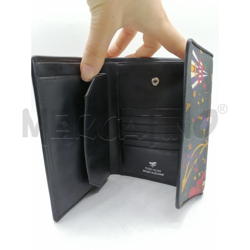PORTA FOGLIO PIERO GUIDI NERO  | Mercatino dell'Usato Catanzaro 2