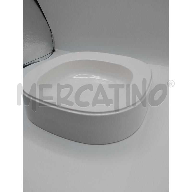 POSA CENERE MODERNARIATO R2S MILANO MOD. DEP. DREHER DESIGN UNIMARK FORMA SMUSSATA BIANCA  | Mercatino dell'Usato Catanzaro 2