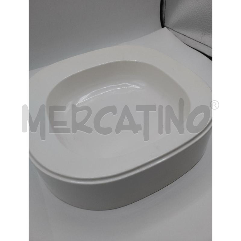 POSA CENERE MODERNARIATO R2S MILANO MOD. DEP. DREHER DESIGN UNIMARK FORMA SMUSSATA BIANCA  | Mercatino dell'Usato Catanzaro 3