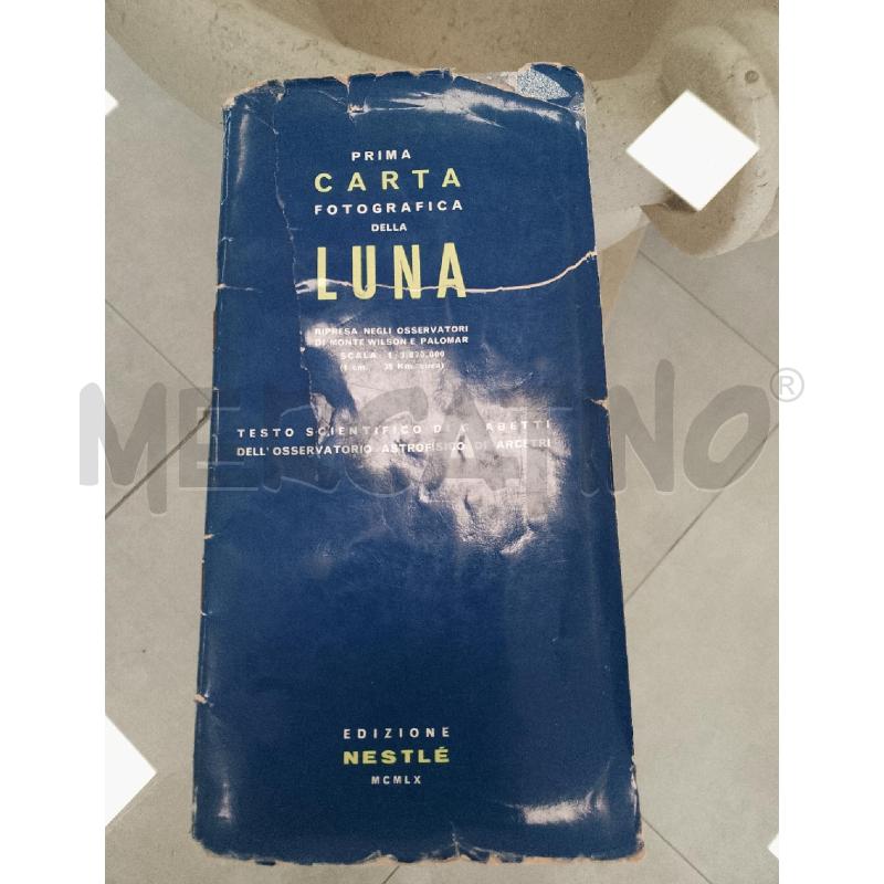 PRIMA CARTA FOTOGRAFICA DELLA LUNA NESTLE | Mercatino dell'Usato Catanzaro 1