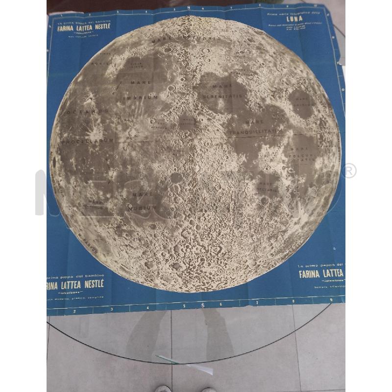 PRIMA CARTA FOTOGRAFICA DELLA LUNA NESTLE | Mercatino dell'Usato Catanzaro 3