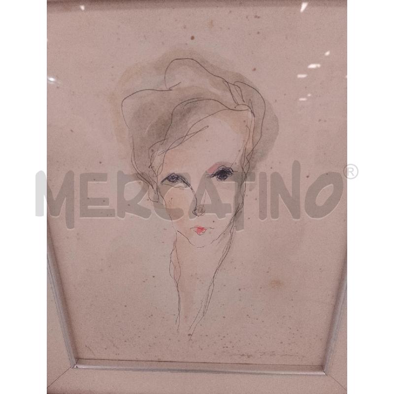 QUADRO LITOGRAFIA VISO E.TRECCANI 20X30 CORNICE ARGENTATO  | Mercatino dell'Usato Catanzaro 2