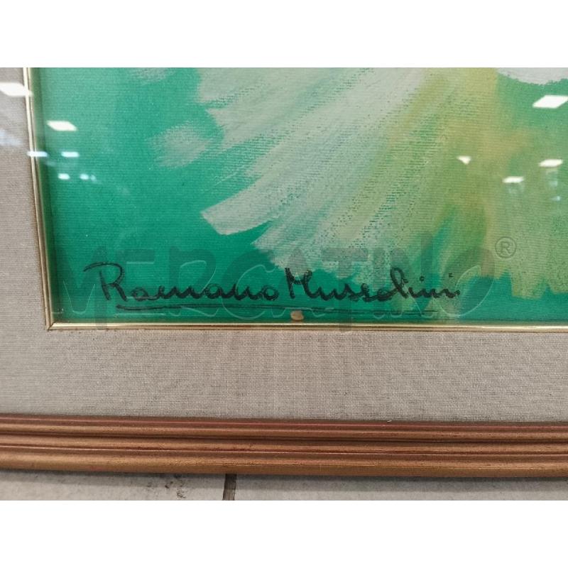 QUADRO ROMANO MUSSOLINI PAGLIACCIO CORNICE IN LEGNO  | Mercatino dell'Usato Catanzaro 2