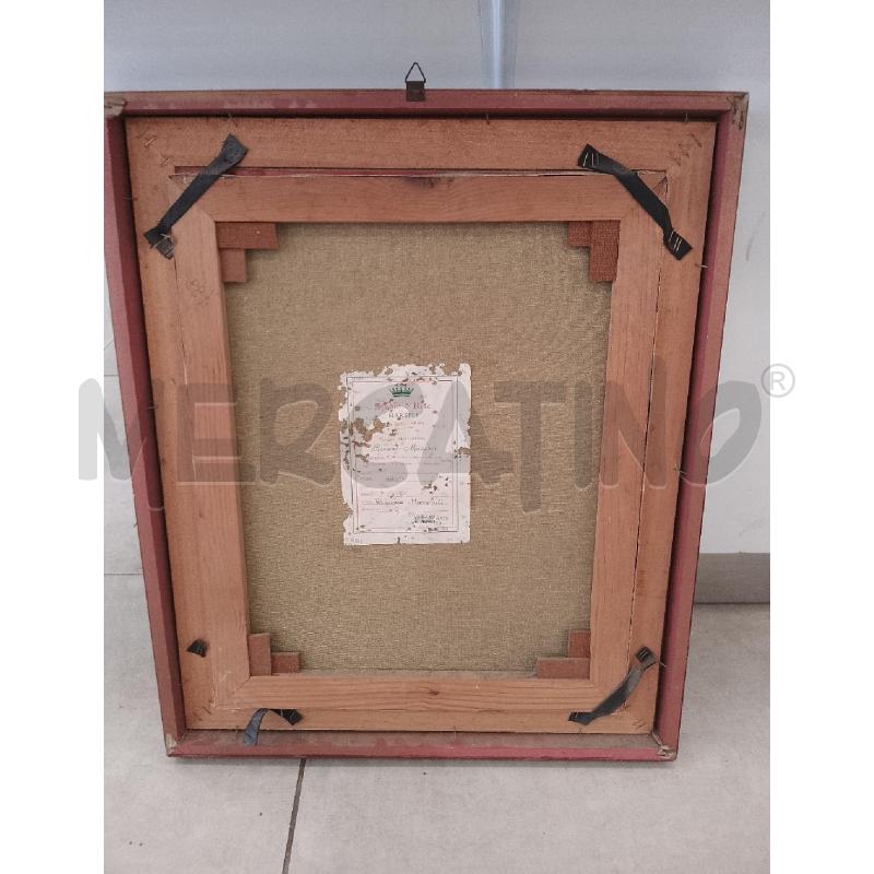 QUADRO ROMANO MUSSOLINI PAGLIACCIO CORNICE IN LEGNO  | Mercatino dell'Usato Catanzaro 3