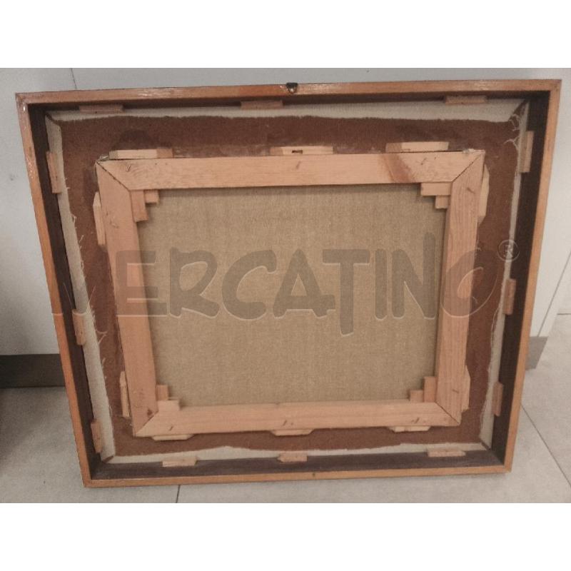 QUADRO TELA G RICCI 78 SCENA VIALE PERSONE  | Mercatino dell'Usato Catanzaro 4