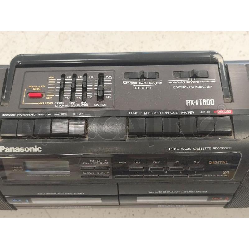 RADIO PANASONIC AUDIOCASSETTE FUNZIONANTE | Mercatino dell'Usato Catanzaro 2