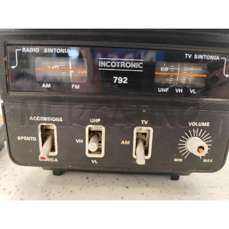 RADIO TV VINTAGE INCOTRONIC 792 | Mercatino dell'Usato Catanzaro 2