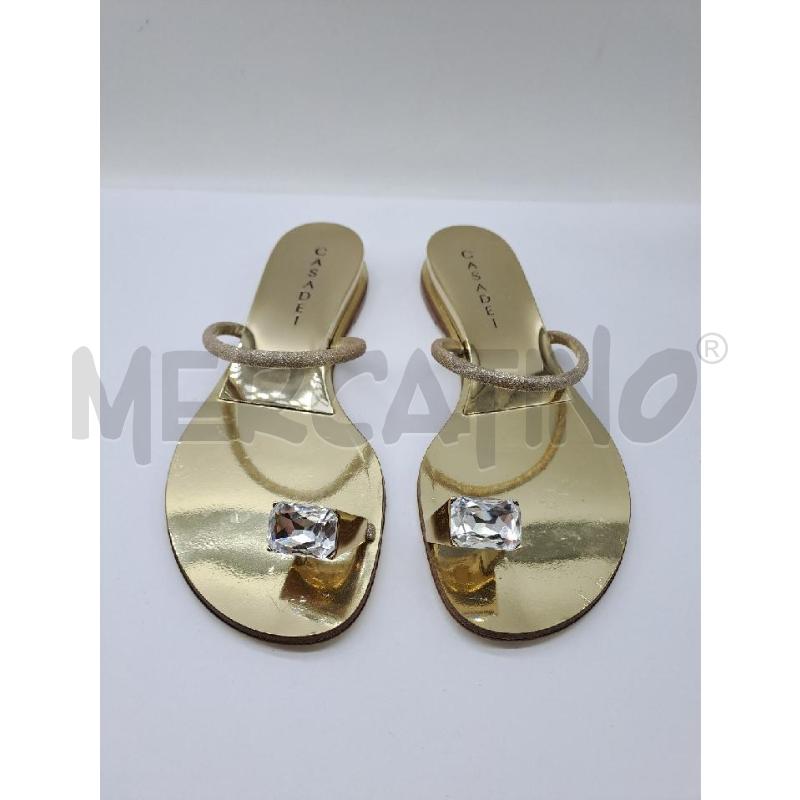 SANDALI DONNA CASADEI INFRADITO GIOIELLO  | Mercatino dell'Usato Catanzaro 1