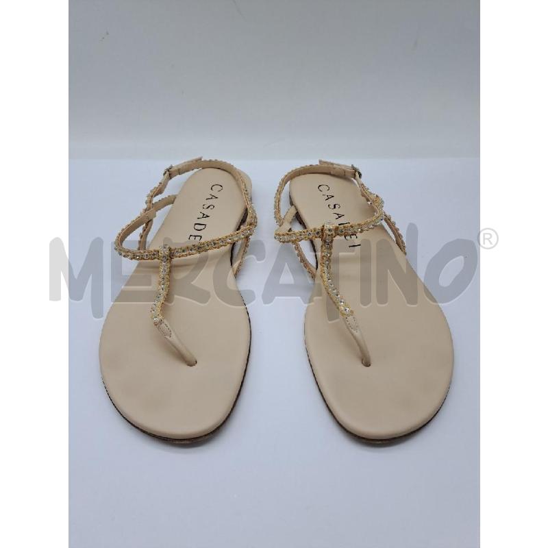 SANDALI DONNA CASADEI INFRADITO STRASS | Mercatino dell'Usato Catanzaro 1