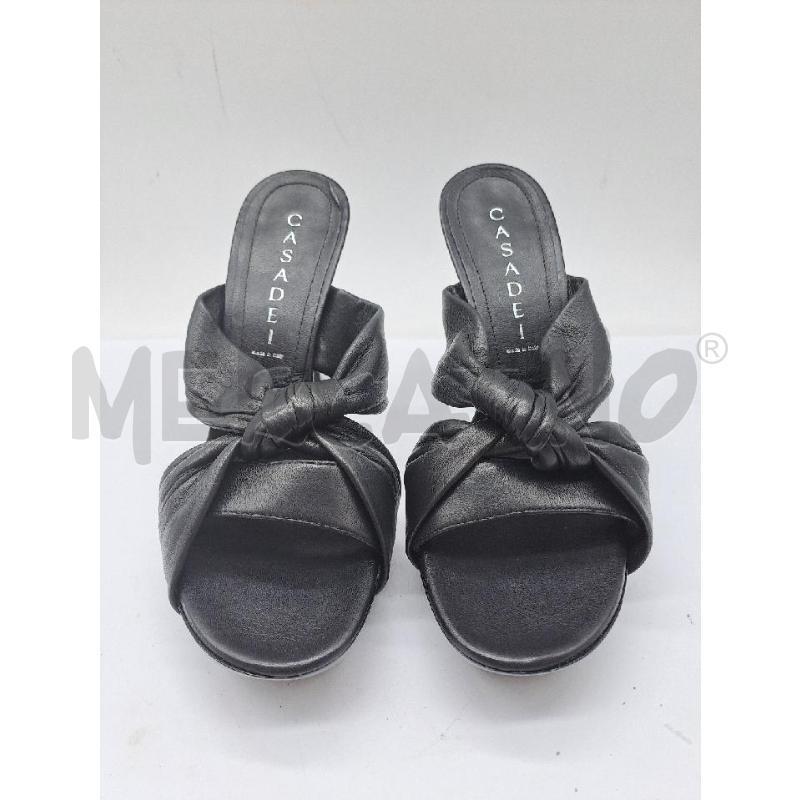 SANDALI DONNA CASADEI NERO NODO MULES | Mercatino dell'Usato Catanzaro 1