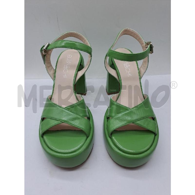 SANDALI DONNA ELENA IANCHI VERDE  | Mercatino dell'Usato Catanzaro 1