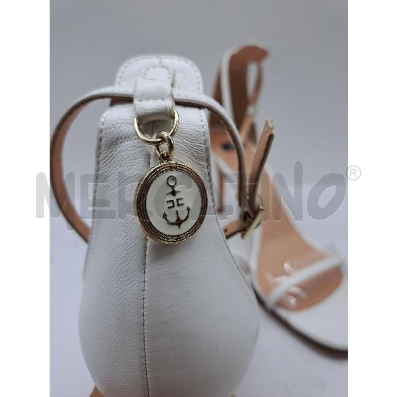 SANDALI DONNA ELISABETTA FRANCHI BIANCO FASCIA TRASPARENTE | Mercatino dell'Usato Catanzaro 5