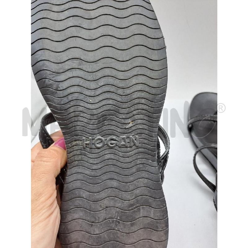 SANDALI DONNA HOGAN NERO FASCIA VERNICE | Mercatino dell'Usato Catanzaro 5