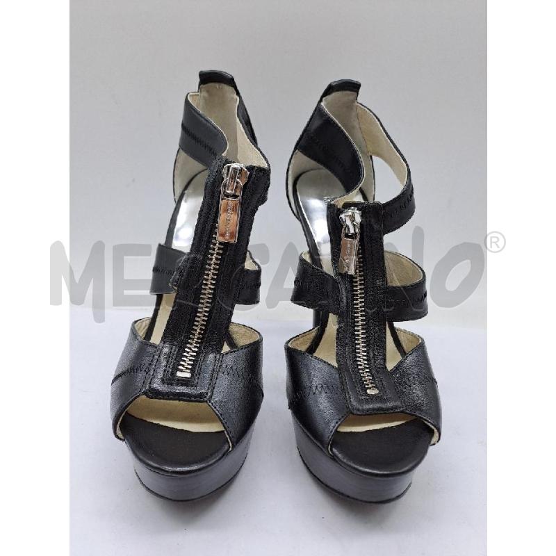 SANDALI DONNA MICHAEL KORS NERO CERNIERA AVANTI | Mercatino dell'Usato Catanzaro 1