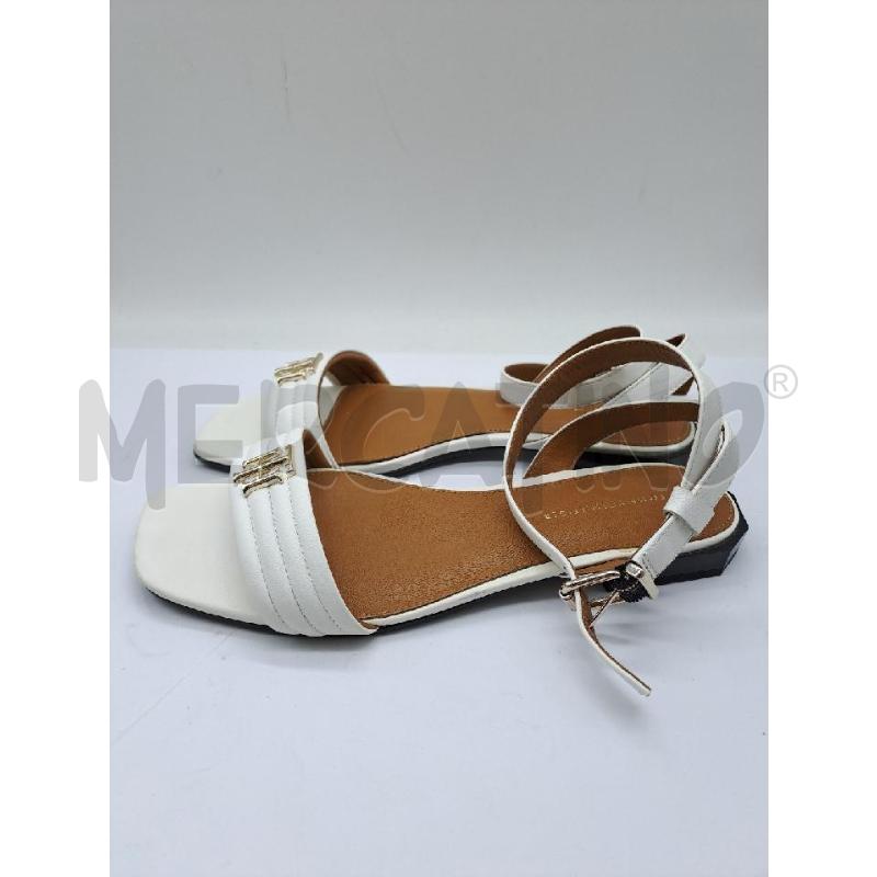 SANDALI DONNA TOMMY HILFIGER BIANCO  | Mercatino dell'Usato Catanzaro 2