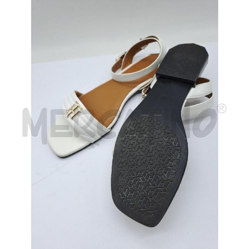 SANDALI DONNA TOMMY HILFIGER BIANCO  | Mercatino dell'Usato Catanzaro 4