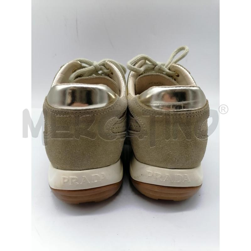 SCARPE DONNA PRADA SCAMOSCIATO BEIGE  | Mercatino dell'Usato Catanzaro 3