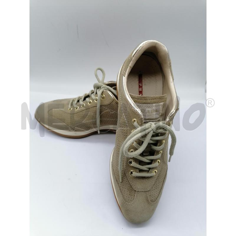 SCARPE DONNA PRADA SCAMOSCIATO BEIGE  | Mercatino dell'Usato Catanzaro 4