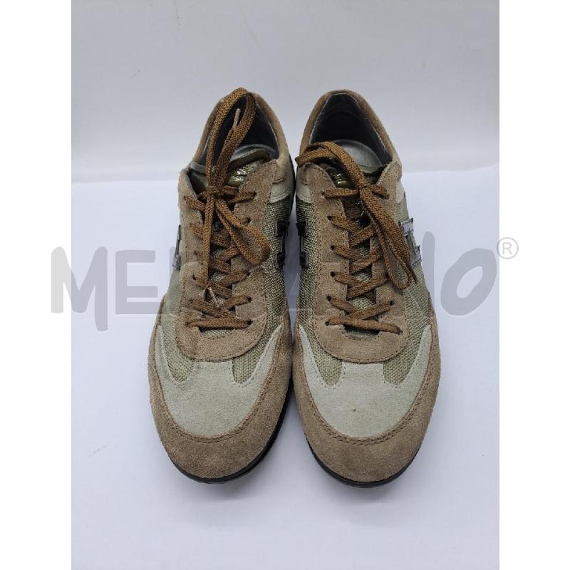 SCARPE UOMO HOGAN MARRONE SCAMOSCIATO DETAGLIO BEIGE | Mercatino dell'Usato Catanzaro 2