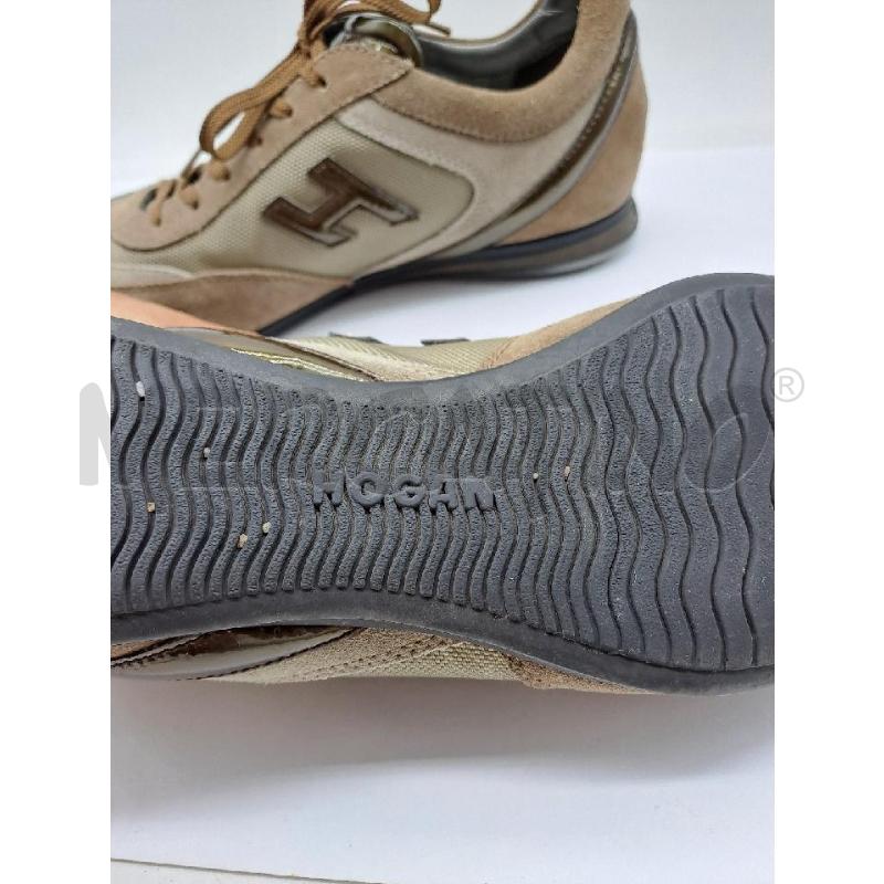 SCARPE UOMO HOGAN MARRONE SCAMOSCIATO DETAGLIO BEIGE | Mercatino dell'Usato Catanzaro 4
