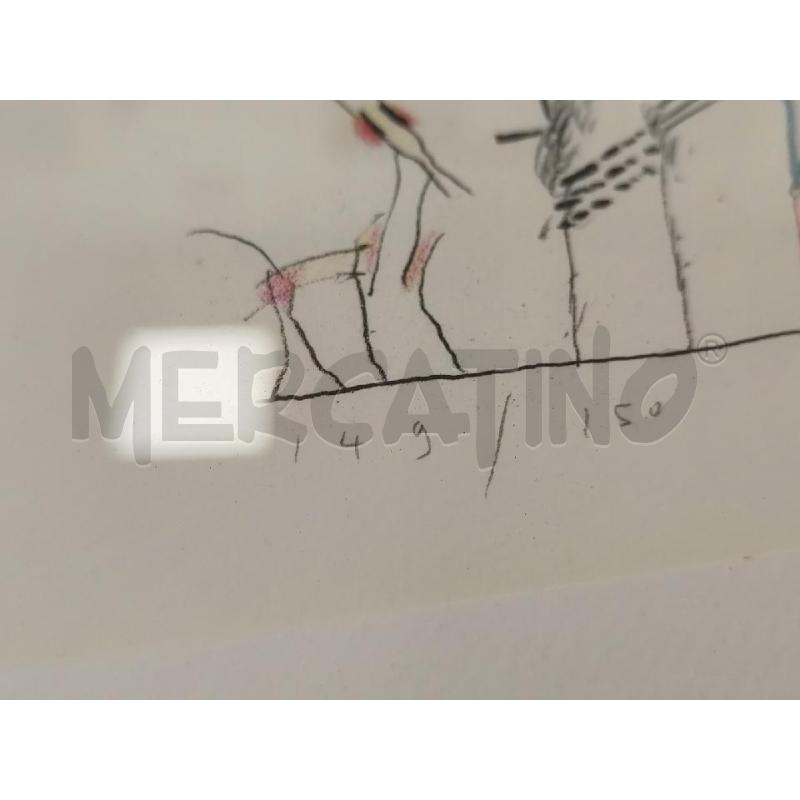 SERIGRAFIA PIRRO CUNIBERTI ANIMALI 149/150 | Mercatino dell'Usato Catanzaro 3