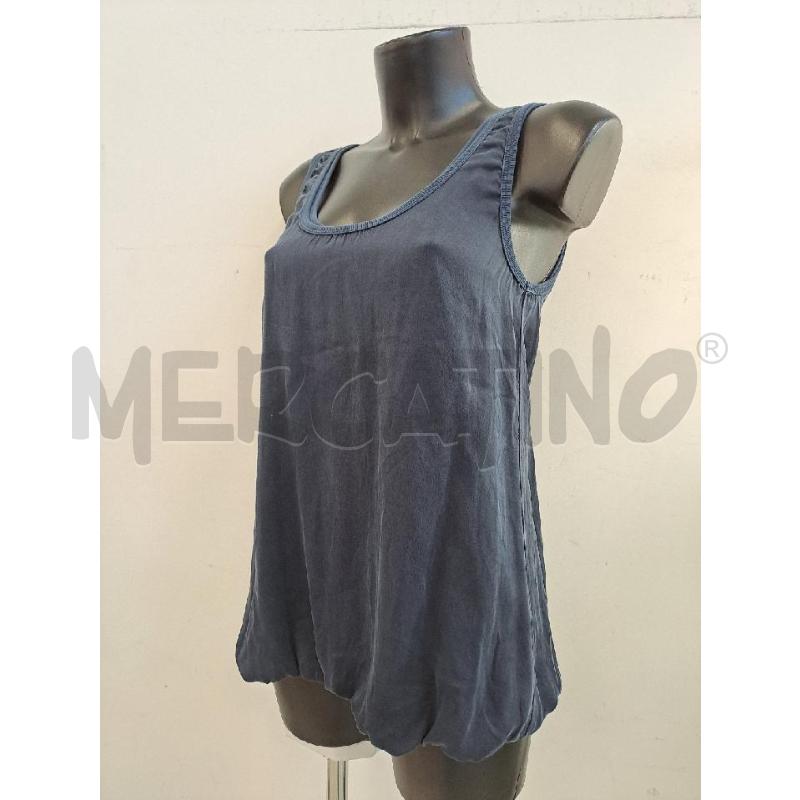 SMANICATO DONNA WOOLRICH SETA LAVATA BLU  | Mercatino dell'Usato Catanzaro 2