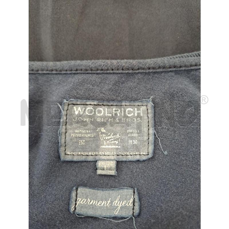 SMANICATO DONNA WOOLRICH SETA LAVATA BLU  | Mercatino dell'Usato Catanzaro 4